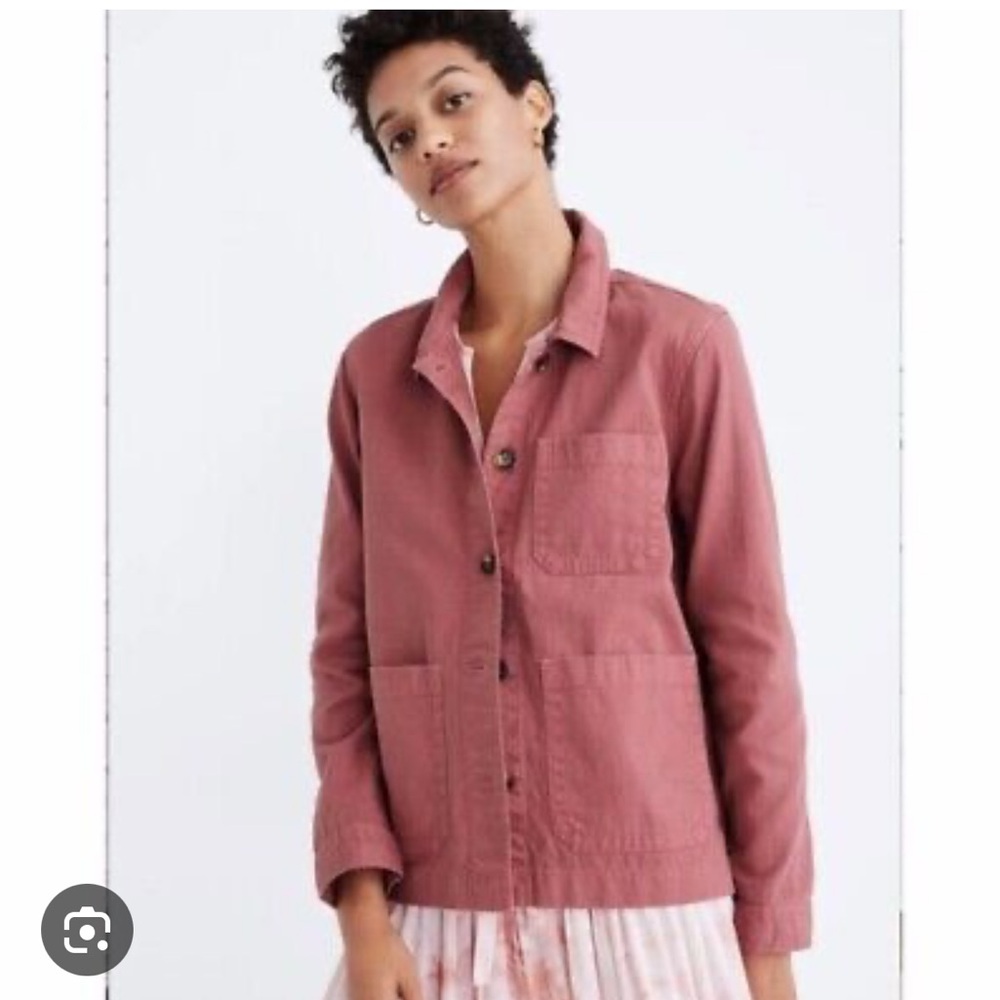 Madewell Garment-Dyed Canvas Chore Jacket